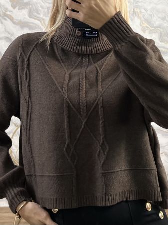 Deliora - Autumn Glow Turtleneck Sweater main image 1