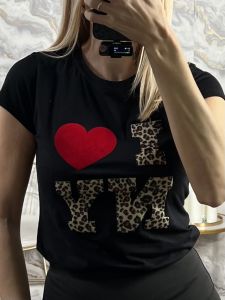 Leo NY Heart T-shirt/Black