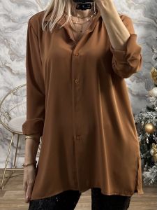 Classic Mono Shirt/Camel