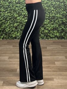 Stripes Cabbana HighWaist Pants/Black