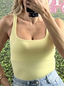 Elastic Top-13758/Yellow