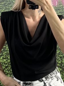 Drape Pads Rip Top/Black