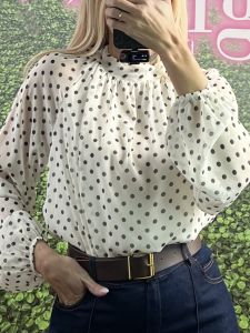 Polka Dots Top/Vanilla