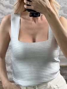 Metallic Top/Silver