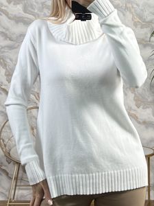 Viscose Sweater-1162/White