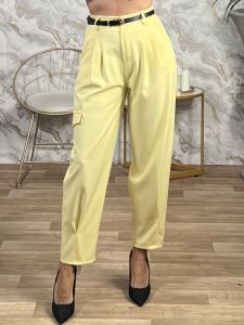Office Cargo Pants/Yellow