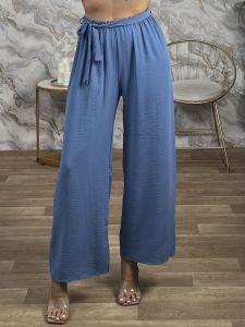 Wide Highwaist Belt Pants/Ciel