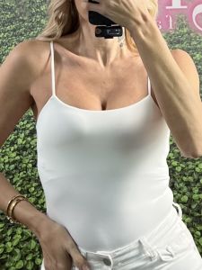 Lycra Top-14539/White