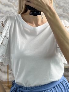 Kippur Cotton Top/White