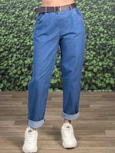 Denim Elastic Pants Belt-2020/Light Blue