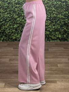 DoubleStripe Highwaist Sweatpants /Pink