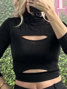 CutOuts Elastic Top/Black