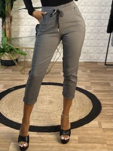 Elastic Pants Drawstring NEW/Grey