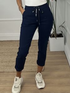 Elastic Pants Drawstring NEW/Navy Blue