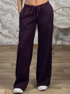 The-Monochrome Pants-49566/Burgundy