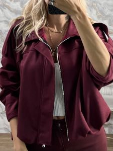 Ton-Suede Jacket-10338/Burgundy