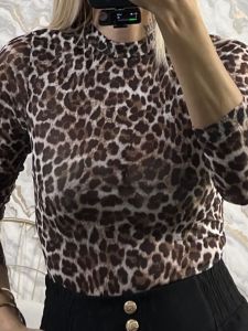 Animal Tulle Bodysuit/Leo