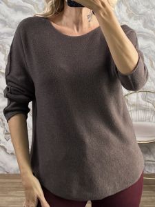 Lil-Soft Touch Sweater-8605/Mocca