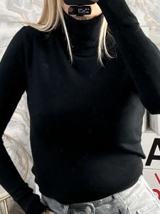 Viscose TurtleNeck Top-7230/Black