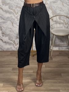 Lil-Crossover Front Pants-26795/Black