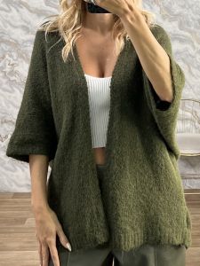 Lil-Soft Knitted Cardigan/Khaki
