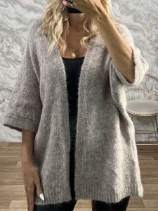 Lil-Soft Knitted Cardigan/Mocca