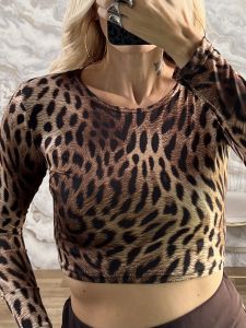 GLOW Animal CropTop/Leopard