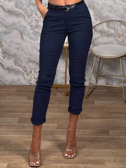 Elastic Pants Belt-1461/Navy Blue