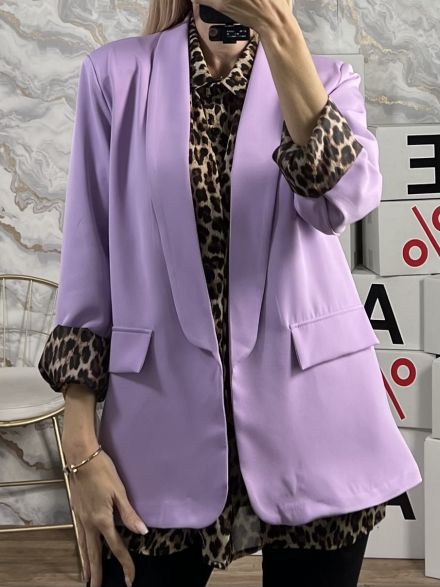 Σακάκι Leopard Lining-3066/Lilac