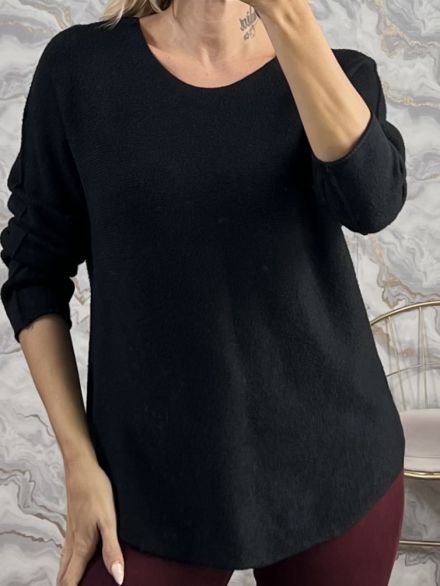 Lil-Soft Touch Sweater-8605/Black