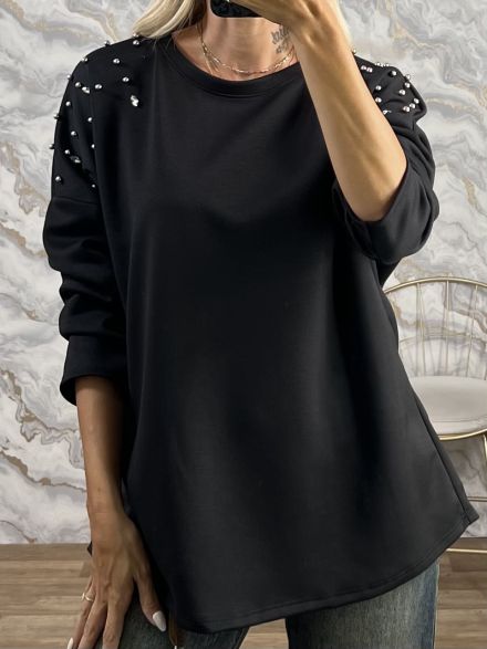 Studs & Strass Sweater-2500310/Black