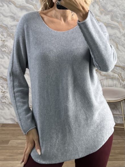 Lil-Soft Touch Sweater-8605/Grey