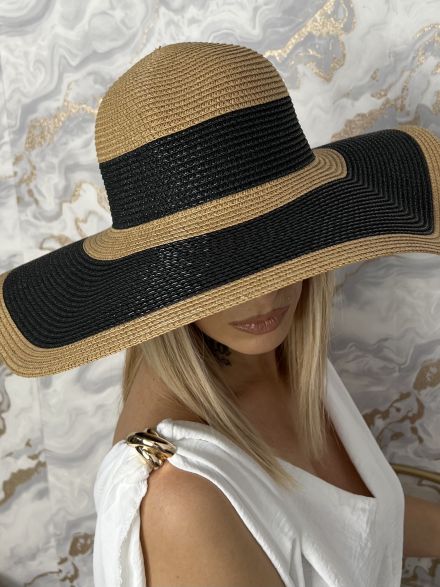 Straw Sun Ηat/Beige-Black