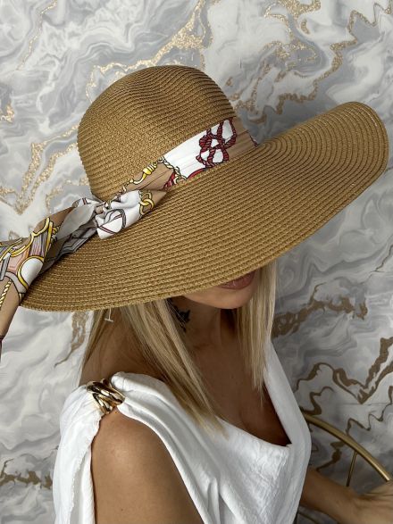 Straw Sun Ribbon Ηat/Beige