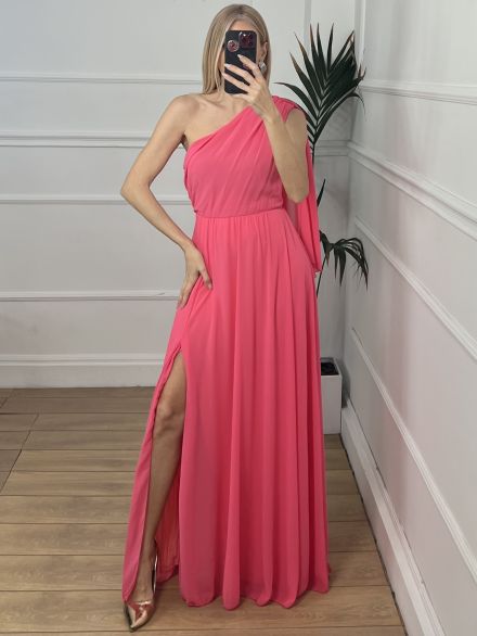 Elegant Maxi Dress/Fux