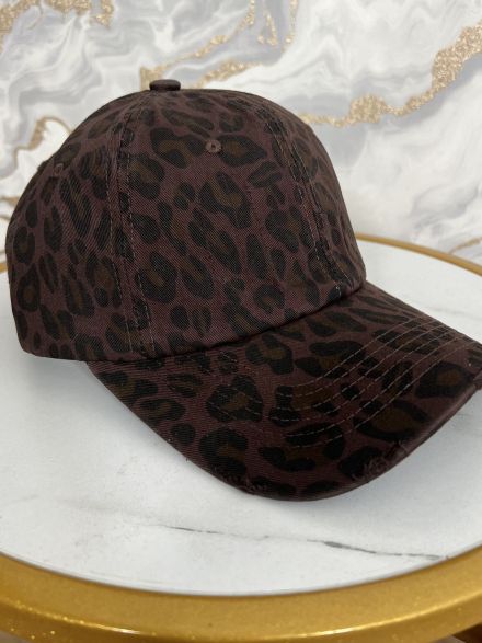 Animal Jockey Hat/Dark Leopard