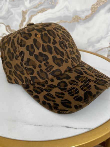 Animal Jockey Hat/Light Leopard