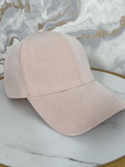 Glitter Jockey Hat/Pink