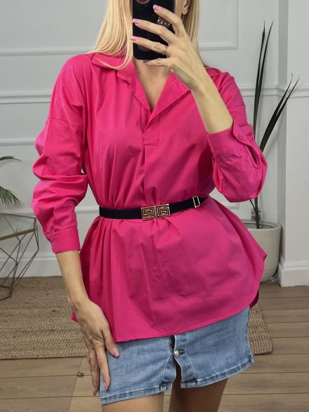 Cotton Tunic Shirt/Fux