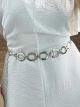 Metallic Belt/SimpleCircles-Silver