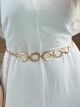 Metallic Belt/SimpleCircles-Gold