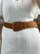 Elastic Straw Belt-11/Camel