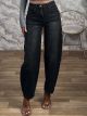 Z-Barrel Denim Pants-5020/Black