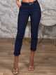 Elastic Pants Belt-1461/Navy Blue