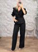 The-Military Pants Set-14435/Black