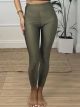 Lycra Leggings-Khaki
