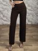 Z-Straight Denim Pants-013/Chocolat