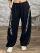 Lil-Leopard Stripes Pants-2142/Black