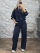 Zoz-Double Stripes Set-60863/Navy Blue