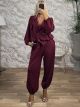 Viscose Buttons Set-9175/Burgundy